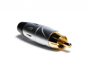 Soundking CRM001-BK Разъем на кабель RCA, "колокольчик", 1шт., черный