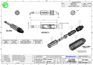 Amphenol QM2P Разъем 6,35